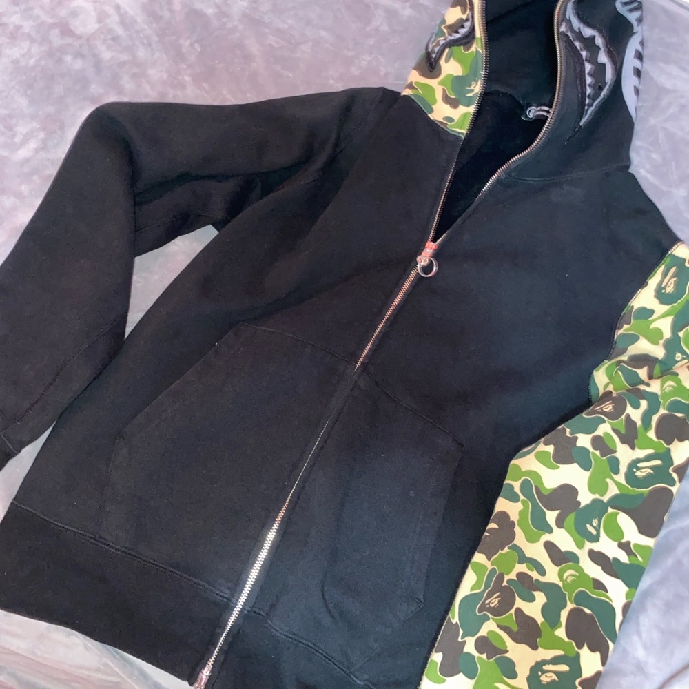 Bape shark hoodie